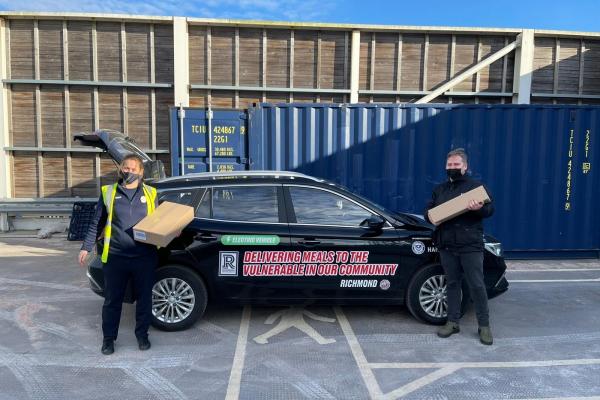 MG and Richmond Motor Group support the vulnerable with Meals on Electric Wheels